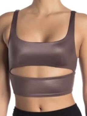 ALO Yoga Slit SHINE Coco Sports Bra Large